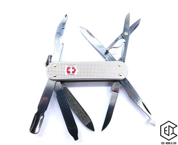 VICTORINOX® : MiniChamp, 58 mm, Alox, silber